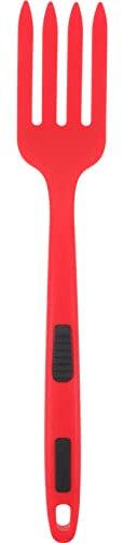 Luxshiny Tenedor de Cocina de Silicona Reutilizable Tenedor Grande Lavable para Servir Pasta para Cocinar Alimentos para Ensaladas y Cocina
