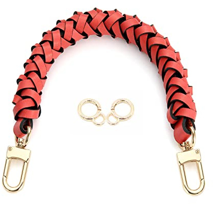 Senral Handtasche Kurzer Riemen Ersatz Oberer Geflochtener Echtleder-Griff für Neonoe Tasche Artsy, Beaubourg Hobo Noe Oberer Griff Riemen Geldbörse Herstellung