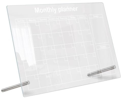 Lurrose to Do Listen Board Acrylglas Abwischbar Transparent Memoboard Schreibtisch Schreibtafel Büro Haushalt