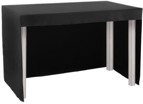 Gastro Uzal Tischhusse Konferenzhusse Berlin einseitig offen (Schwarz, 80 x 120 cm)