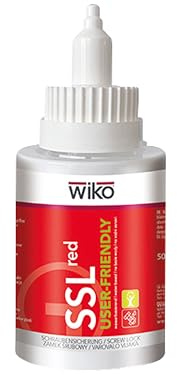 WIKO Schraubensicherungslack SSL, 50 ml, rot, Ziehharmonika Flasche