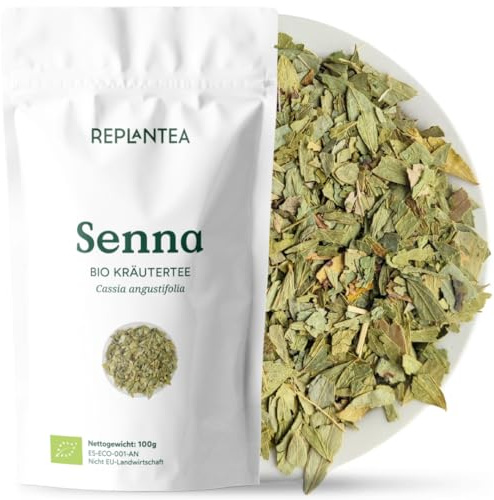 BIO Sennesblätter Tee lose 100g | 100% Senna Blätter geschnitten | Traditionell zur Unterstützung der Darmfunktion | Reiner Blättertee