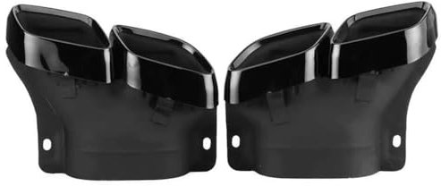 JIABAOCA su Misura Gola di Coda Tubo di Scarico per Benz AMG C63/S W205 S205 C205 A205 Pre-Facelift 2015-2018,Silenziatore di Scarico Tubo,Auto Gola di Coda Tubo di Scarico Accessori,A/Black