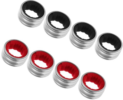 BEBEMOKO 8pcs Stainless Steel Wine Drip Ring Wine Bottle Drip Catcher Collar Stopper