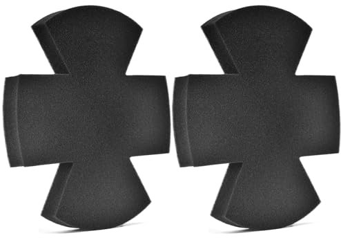 FeiYeup Paraorecchie in schiuma acustica professionale per X5A/modello X5A/37274(AAD) sopra l'orecchio protezioni acustiche igieniche in schiuma