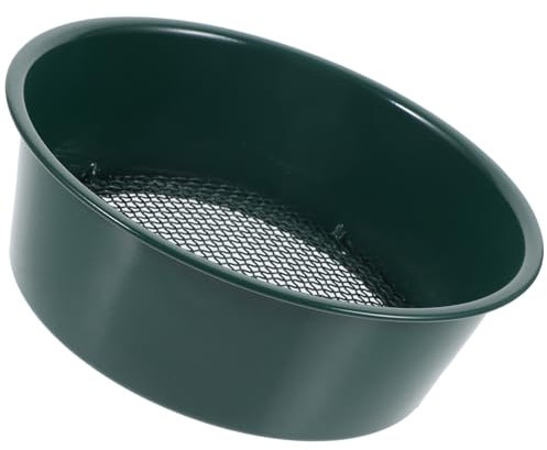 KONTONTY Setaccio Per Terreno in Metallo Setaccio A Maglie Per Giardinaggio Bacinella Di Setacciatura Utensile Di Setacciatura Per Terreno E Rocce