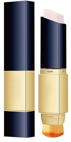 Full Coverage Foundation Stick, Lightweight Foundation Stick with Brush, 2 in 1 Foundation Concealer Sticks, Feuchtigkeitsspendendes Concealer Make Up,Einfach zu Erstellen Make-up Look (Natürlich)