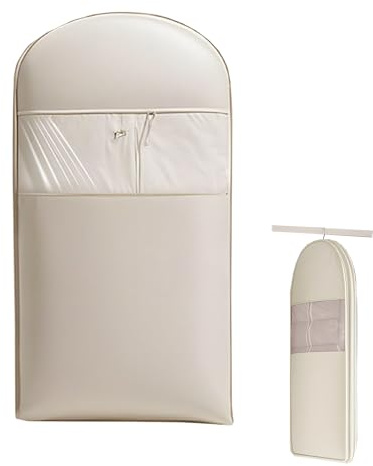 Bolsa para Ropa Colgante con Cremallera Autocomprimible Guardar(Mediano) | Funda Protectora Armario Bolsa Transparente Colgar Guardapolvo Trajes Armario Protector Colgante Abrigos