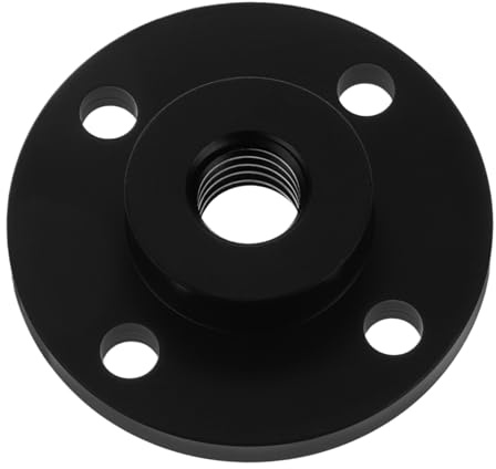 TOYANDONA Mikrofon Wandflanschhalterung 3/8-16 aus Metall Wand und Tischhalterung für Mikrofonständer Vielseitige Befestigung für Studio und Bühnenmikrofone