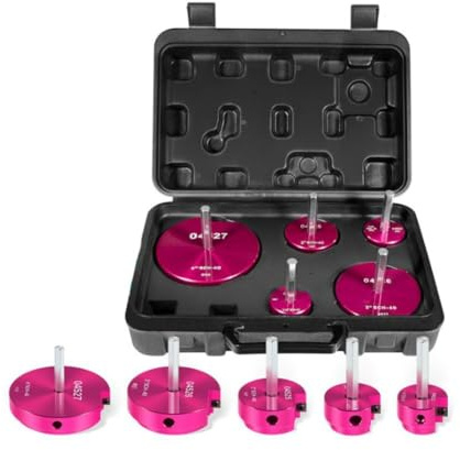 CashMuch Kit de herramientas de escariador de tubos PPR de 5 piezas con inserciones de carburo para taladros de 1/2 pulgada, color rojo