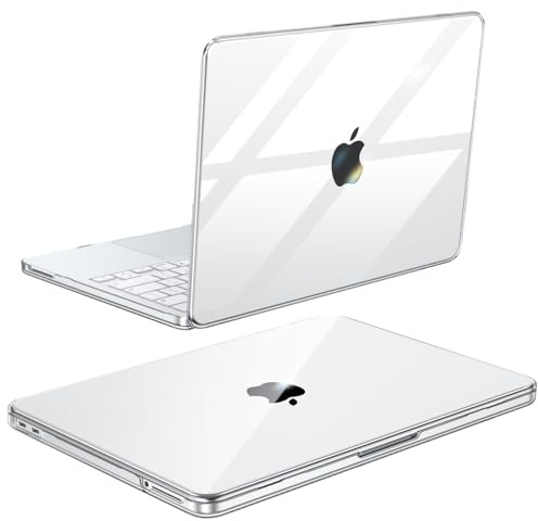 BlueSwan para Funda MacBook Neo 2026 A3404 Cristal Transparente | Chip A18 Pro,Compatible con MacBook Neo 13,Superficie Lisa,Carcasa de Plástico Ultra Delgada Rígida