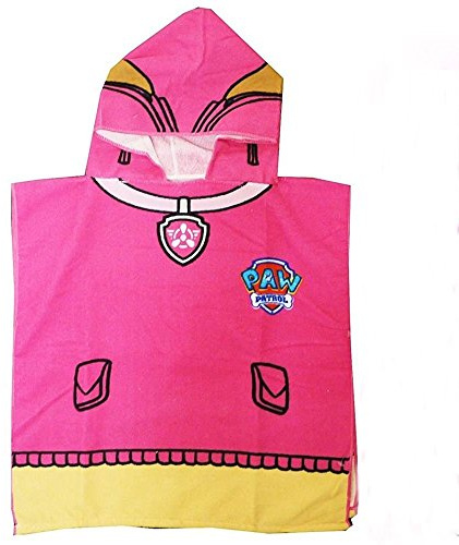 Kinder Paw Patrol Skye Badetuch-Poncho mit Kapuze