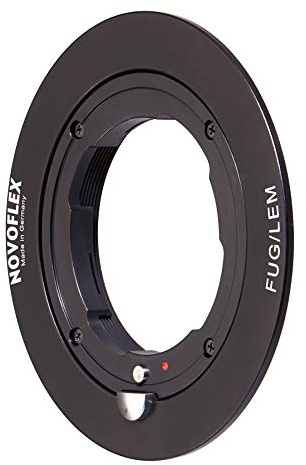 Novoflex Leica M Objektiv auf Fujifilm g-Mount Kamera Adapter (FuG/lem), schwarz