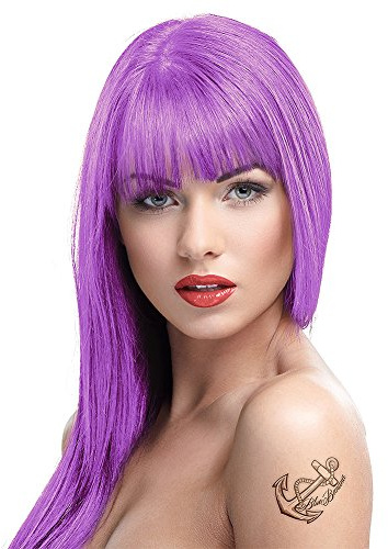 Renbow Crazy Color semi-permanent Hair Dye color crema – lavanda 2 x 100 ml