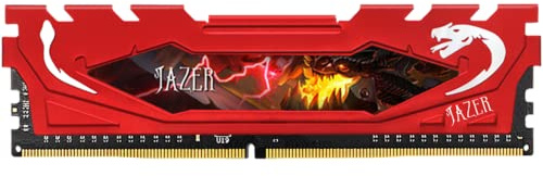 JAZER DDR4 Ram 4GB 2666MHZ (PC4 21300) 288-PIN 1.2V módulo de memoria RAM de escritorio CL19 Ram con disipador de calor