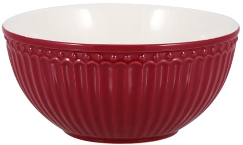 GreenGate Cereal bowl Alice claret red