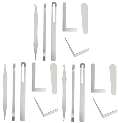 MILISTEN 3 Sets Reparatur Werkzeug Sax Reparatur Kit Feder Haken E Zangen Holzblasinstrument Wartung Set