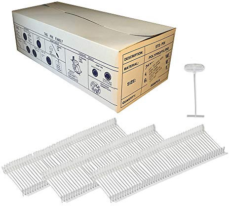 5.000 Transparente Heftfäden für Standard (Regular) Etikettierpistolen - Tag Pins für Etiketten, Preisauszeichnung (15mm / 0.59'')