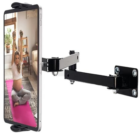 Tablet Wandhalterung, Kompatibel 4-13.5 Tablet iPad Handy Tablet Halterung Wand, Kompatibel für iPad, Samsung Tab Aluminiumlegierung iPad Halterung Wand für Business und Zuhause tablet ständer