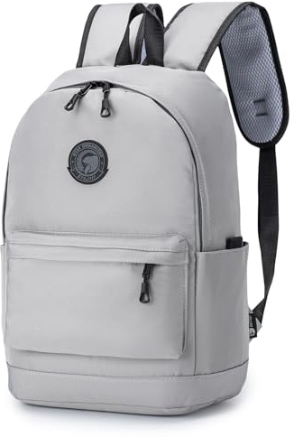 SUCIKORIO 40x30x20cm Wizzair Rucksack Handgepäck Flugzeug, Wasserdicht Oxford Reiserucksack Damen Herren Modern und Elegant Travel Rucksack für Reisen, Eurowings, Grau