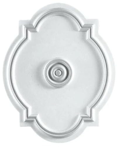 La zappa Rosette Rosette für Dekoration aus Styropor für Decken (53 x 43 cm)