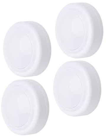 Gadpiparty Kabellose Led Touch Nachtlampe 4 Stück Batteriebetriebenes Led Nachtlicht Für Schrank Schlafzimmer Mit Sanftem Licht Und Einfachem Tap Schalter