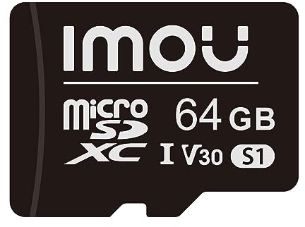 Imou Scheda di Memoria microSDXC 64 GB, fino a 95/25 MB/sec | Classe 10-U1, UHS-I, Micro SD Card per Telefono, Videocamera, Switch, Tablet