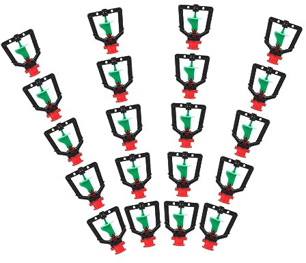 TOYANDONA 20piezas Cabezales Rociadores Giratorios Para Césped Pulverizadores De Agua Para Césped Boquillas De Pulverización Prácticas Para Riego De Jardín y Jardinería