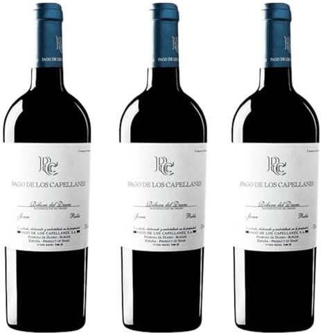 Pago de los Capellanes Roble – Vino Tinto - Nueva Añada 2024 | D.O. Ribera del Duero | Crianza en barrica | Equilibrado y afrutado - 3 Botellas 75cl