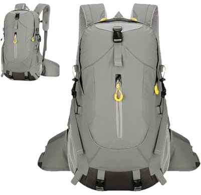 Duvcoywae Sac À Dos De Randonnée Pour Hommes, 30L Léger Imperméable Rangement, Sac À Dos Imperméable Pour Randonnée Jour, Pour Voyage Extérieur Pêche Chasse Cyclisme Ordinateur Portable