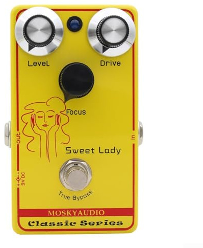 Gitarren-Effektpedal, Overdrive Reverb Delay Distortion für E-Gitarre, Multi-Effekt-Prozessor für Musiker(A)
