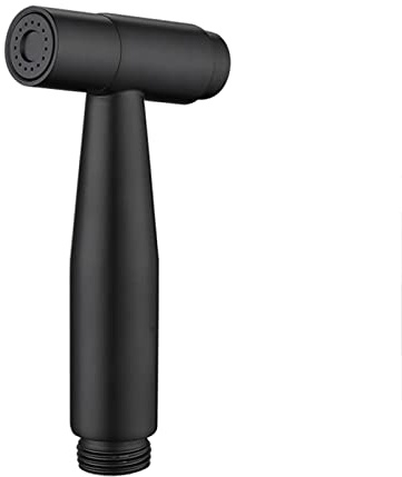 TTDGYYXW Spruzzatore per bidet portatile Spruzzatore per pannolini da bagno nero Spruzzatore per bidet Soffione per doccia nero Soffione per doccia Spruzzatore in acciaio inossidabile WC da bagno nero