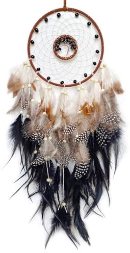 Donko Black Dream Catcher with Tree of Life