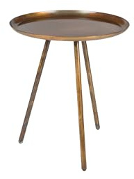 Felis Lifestyle Frost Beistelltisch, Metall, Kupfer, 39 x 39 x 45 cm
