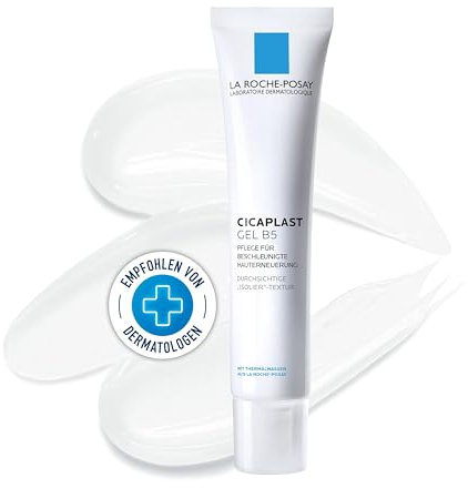 La Roche Posay Gel, Crema Cicatrizante, Multireparador, Favorece la Recuperación de la Piel, Propiedades Calmantes, Reconfortantes y Anti-picor, Fórmula de Triple Acción, Cicaplast B5, 40ml
