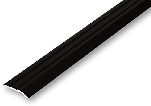 (11,32EUR/m) Ausgleichsprofil Abschlussprofil für geringe Höhenunterschiede 30 x 900 mm schwarz selbstklebend