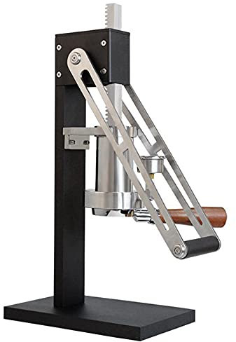 Kommerzielle professionelle Espressomaschine mit manuellem Hebel, mit Manometer, Vorheiz- und Aufwärmfunktion, abnehmbare Einstellung, für Zuhause, Café, Schwarz
