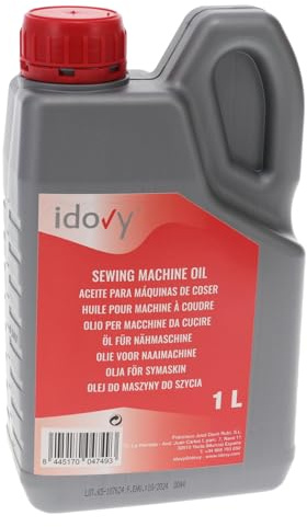 idovy ® - Huile spéciale pour machines à coudre - Lubrifiant incolore (1 litre)
