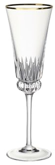 Villeroy & Boch - Grand Royal Gold Sektkelch Set mit Goldrand, Sektgläser à 120 ml, Kristallglas, Klar