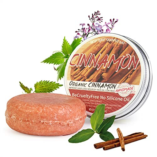 Savon Shampoing Solide Gingembre pour la Pousse des Cheveux, Barre de Shampoing Assombrissant et Réparant les Cheveux Abîmés pour Hommes et Femmes