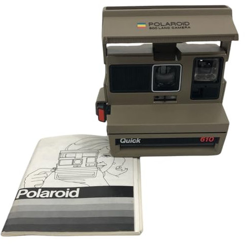 ALE E COMMERCE Macchina Fotografica Istantanea Realizzata per Polaroid 600 Land Camera Quick 610 + Istruzioni