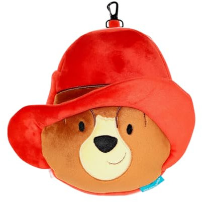 Relaxeazzz Paddington Bear Travel Pillow & Eye Mask - Sleep Eye Mask Masks - Kids Travel Accessories For Sleeping Airplane - Flight Plane Neck Pillow Pillows