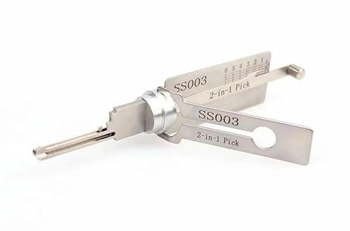 RLOKK Dietrich und Decoder Werkzeug für Türschloss, professionelle Schlosserwerkzeuge, Schnellöffner (SS003)