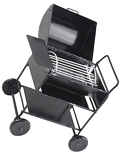ibasenice Miniatur-grillständer Spielzeug Grill Für Kochgeschirr Miniaturmöbel Grillmodell Für Kleines Haus