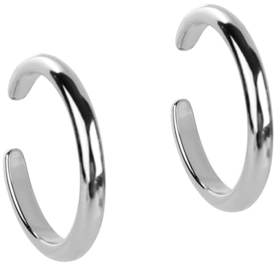 Mikovivi 2 Pcs Adjustable Silver Plated Simple Toe Rings for Women, Open Band Toe Rings Set Fashion Minimalist Summer Beach Foot Knuckle Jewelry Decor for Women's Fashion Gifts(Silver)