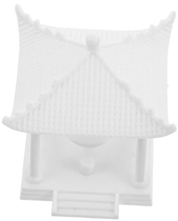 INOOMP Mini Statua del Padiglione Foursquare: Fai da Te di Padiglione Bonsai - Statua Realistica per Scene di Parchi All'aperto E Decorazioni da Giardino in Miniatura