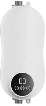 MEIVIYA Accueil Intelligent Instantané Électrique Douche Chauffe-Eau Électrique Chauffe-Eau Mini sans Réservoir Cuisine Salle De Bain Douche(Take a Shower,110 3500W)