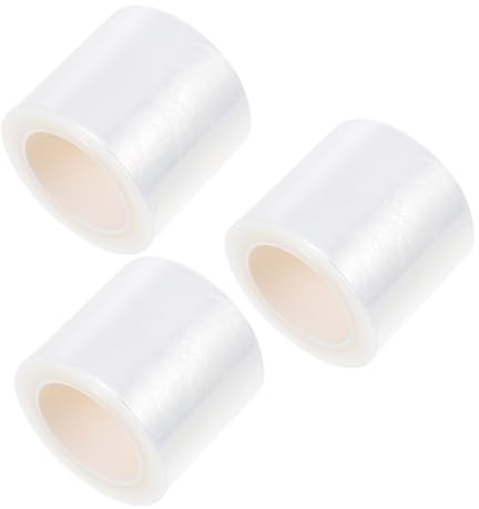 IWOWHERO 3 Stück Transparenter Schutzfilm für Semi permanentes Make up Praktisch für Augenbrauen Tattoo Lippen Pigmentierung Leicht und Flexibel