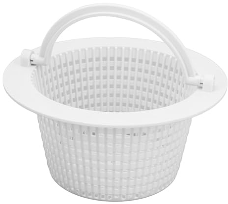 2 Pcs Pool Skimmer Basket 9.7cm Base Swimming Pool Replacement Filter Basket Assembly for Pool SPA