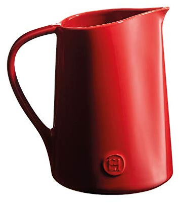 Emile Henry Eh341520 Pichet Céramique Rouge Grand Cru 16 X 12 X 18 cm